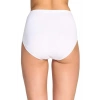 3 Adet Tutku Kadın Yüksek Bel Bato Kalın Lastik Külot Beyaz