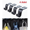 4 Adet Araba Koltuk Arkası Askı
