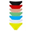 7 Adet Süper Eko Set Likralı Kadın Slip Külot Çok Renkli