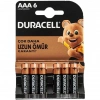 Duracell Basic İnce AAA Kalem Pil 6lı