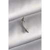 HarmonyAura 316L Çelik Gümüş Renk Çivi Model Piercing