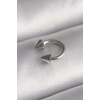 HarmonyAura 316L Çelik Gümüş Renk Halka Çivi Model Kadın Piercing