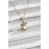 HarmonyAura 316L Çelik Zincir Gold Renk Chirtsmas Bell Model Yılbaşı Temalı Kadın Kolye