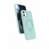 HarmonyAura Apple iPhone 11 Regal Magsafe Standlı Kapak - Su Yeşili