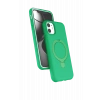HarmonyAura Apple iPhone 11 Regal Magsafe Standlı Kapak - Yeşil