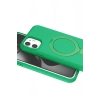 HarmonyAura Apple iPhone 11 Regal Magsafe Standlı Kapak - Yeşil