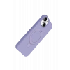 HarmonyAura Apple iPhone 15 Plus Regal Magsafe Standlı Kapak - Lila