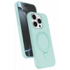 HarmonyAura Apple iPhone 15 Pro Max Regal Magsafe Standlı Kapak - Su Yeşili