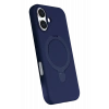 HarmonyAura Apple iPhone 16 Plus Regal Magsafe Standlı Kapak - Lacivert