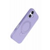 HarmonyAura Apple iPhone 16 Plus Regal Magsafe Standlı Kapak - Lila