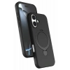 HarmonyAura Apple iPhone 16 Plus Regal Magsafe Standlı Kapak - Siyah