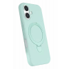 HarmonyAura Apple iPhone 16 Plus Regal Magsafe Standlı Kapak - Su Yeşili