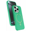 HarmonyAura Apple iPhone 16 Pro Max Regal Magsafe Standlı Kapak - Yeşil