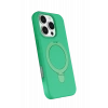 HarmonyAura Apple iPhone 16 Pro Regal Magsafe Standlı Kapak - Yeşil