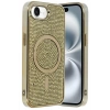 HarmonyAura Apple iPhone 16E Helen Magsafe Kapak - Gold