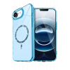 HarmonyAura Apple iPhone 16E Live Diamond Magsafe Kapak - Mavi