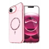 HarmonyAura Apple iPhone 16E Live Diamond Magsafe Kapak - Pembe