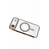 HarmonyAura Apple iPhone 17 Air Joke Simli Magneticsafe Kılıf - Gold