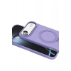 HarmonyAura Apple iPhone 17 Air Regal Magsafe Standlı Kapak - Lila