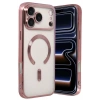 HarmonyAura Apple iPhone 17 Pro Max Kross Magneticsafe Kapak - Rose