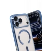 HarmonyAura Apple iPhone 17 Pro Max Kross Magneticsafe Kapak - Sierra Blue