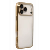 HarmonyAura Apple iPhone 17 Pro Max Razer Lensli Silikon - Gold