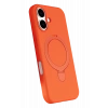 HarmonyAura Apple iPhone 17 Regal Magsafe Standlı Kapak - Turuncu