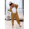 HarmonyAura Çocuk Kaplan Kostumu - Aslan Kostümü 4-5 Yaş 100 cm