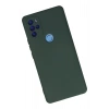 HarmonyAura  General Mobile Gm 21 Pro Kılıf Nano Içi Kadife Silikon - Koyu Yeşil