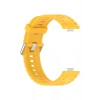 HarmonyAura Huawei Watch Fit 3 Klasik Kordon - Sarı