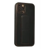 HarmonyAura  Iphone 12 Pro Kılıf Coco Deri Standlı Kapak - Siyah
