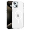 HarmonyAura iPhone 15 Gleam PC Sert Magsafe Kılıf - Şeffaf