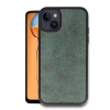 HarmonyAura  Iphone 15 Kılıf Aras Deri Kapak - Koyu Yeşil