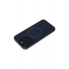 HarmonyAura  Iphone 15 Pro Kılıf Lodos Magneticsafe Mat Kapak - Mavi