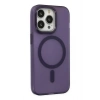 HarmonyAura  Iphone 15 Pro Kılıf Lodos Magneticsafe Mat Kapak - Mor