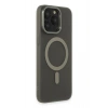 HarmonyAura  Iphone 15 Pro Kılıf Lodos Magneticsafe Mat Kapak - Titan Gri