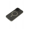 HarmonyAura  Iphone 15 Pro Kılıf Lodos Magneticsafe Mat Kapak - Titan Gri