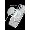HarmonyAura  Iphone 15 Pro Kılıf Tron Şeffaf Magsafe Kapak - Şeffaf