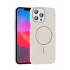 HarmonyAura iPhone 15 Pro Max Broş Magsafe Kapak - Krem