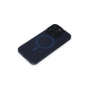 HarmonyAura  Iphone 15 Pro Max Kılıf Lodos Magneticsafe Mat Kapak - Mavi