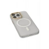 HarmonyAura  Iphone 15 Pro Max Kılıf Lodos Magneticsafe Mat Kapak - Şeffaf