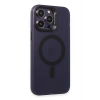 HarmonyAura iPhone 15 Pro Max Kılıf Mateks Magsafe Kapak - Derin Mor
