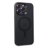 HarmonyAura iPhone 15 Pro Max Kılıf Mateks Magsafe Kapak - Siyah