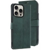 HarmonyAura iPhone 15 Pro Max Kılıf Trend S Plus Kapaklı Kılıf - Koyu Yeşil