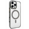 HarmonyAura iPhone 16 Pro Gleam PC Sert Magsafe Kılıf - Titan Gri