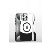 HarmonyAura iPhone 16 Pro Max Carbon Puzzle Magsafe Kapak - Siyah