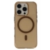 HarmonyAura iPhone 16 Pro Max Gleam PC Sert Magsafe Kılıf - Şeffaf-Gold