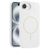 HarmonyAura iPhone 16E Kılıf Jully Magsafe Kapak - Beyaz
