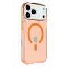 HarmonyAura iPhone 17 Pro Kılıf Pc Real Magsafe Kapak - Turuncu