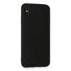 HarmonyAura  Iphone Xs Max Kılıf Nano Içi Kadife Silikon - Siyah